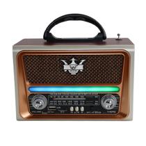 Rádio Bluetooth Retrô Classic Am/fm Mp3 Usb Recarregável