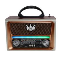 Rádio Bluetooth Retrô Classic Am/fm Mp3 Usb Recarregável - Altomex