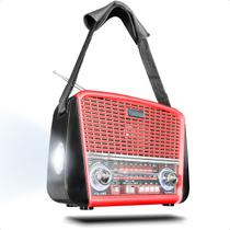 Radio Bluetooth Retrô com Entrada Am Fm Usb Cartão Sd