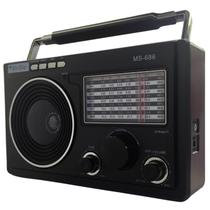 Rádio Bluetooth Retrô Portátil Potente Recarregável Am Fm - Livstar