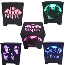Rádio Bluetooth The Beatles Banda Rock Vintage Luminária - Avelar Criações