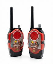 Radio Brinquedo Walkie Talkie Infantil Bombeiro Art Brink Par Rádio 49mhz +5 Anos