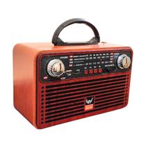 Rádio Caixa De Som Rádio Retro Bluetooth Usb Sd Card Vintage