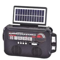 Radio caixa som placa solar bluetooth lanterna camping Radio caixa som placa solar bluetooth lanterna camping