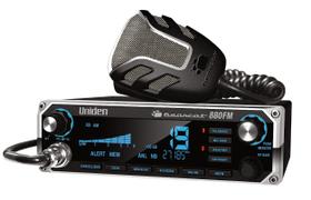 Rádio CB Uniden Bearcat 880FM 40 canais AM/FM LCD de 7 cores