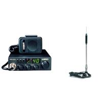 Radio CB Uniden PRO520XL de 40 Canales y 4W + Kit de Antena de 61 cm