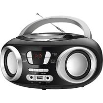 Rádio com CD. FM. Potência 6W RMS. Entradas USB e Auxiliar Mondial NBX13