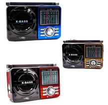 Radio Com Lanterna Leon Gts-1088 Fm Am Sw1 Usb Sd Mp3 Tf 9 Bandas