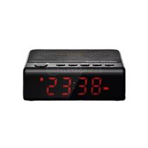 Rádio Com Relógio Alarme Despertador Digital FM Bluetooth De Mesa Com Display LED LE674 - Lelong