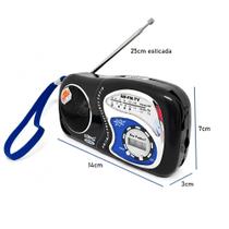 Rádio Com Relógio Digital Antena Portátil AM/FM Sintoniza Canais de TV 2-5 Entrada de fone ouvido Rádio Com Relógio Digital Antena Portátil AM/FM Sintoniza Canais de TV 2-5 Entrada de fone ouvido