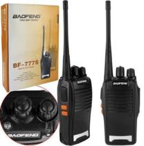 Rádio Comunicador Baofeng 16 Canais BR777S VHF/UHF até 12km + Fone de Ouvido