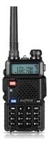 Radio Comunicador Baofeng UV-5R Dual Band - 128 Ch - Preto