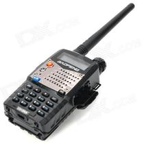 Radio Comunicador Dual Band Baofeng Vhf Uhf + Fone Fm Uv5R