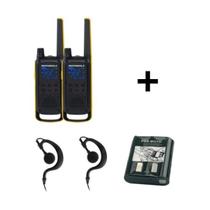 Rádio Comunicador Motorola Talkabout T470 56km 2 Fones PTT