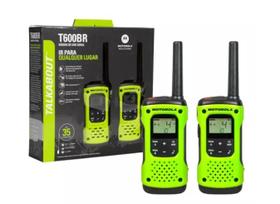 Rádio Comunicador Motorola Talkabout T600BR Alcance até 35 Km a prova d'agua Bivolt