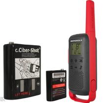 Rádio comunicador T210BR novo de reposição + Bateria Ciber