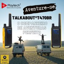 Rádio Comunicador Talkabout 35 Km T470BR Amarelo/Preto MOTOROLA