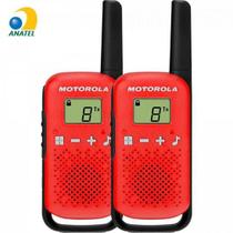 Rádio Comunicador Talkabout Motorola T110BR 25km Vermelho - PAR / 2 F002
