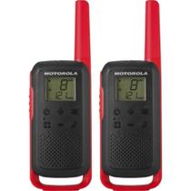 Rádio Comunicador Talkabout Motorola T210br 32km Vermelho/preto - Par / 2