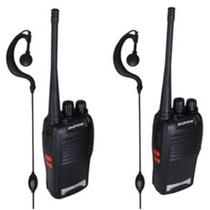 Rádio comunicador walkie talkie baofeng com fone