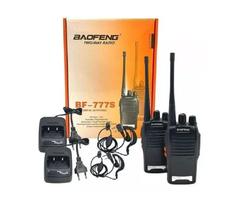 Rádio Comunicador WalkieTalkies Baofeng 777s 16Ch 12km com Fone