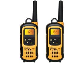 Radio comunicador Waterproof RC 4102 (Par), 26 canais, Lanterna LED, Amarelo, Modelo 4528102 INTELBRAS