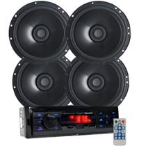 Rádio Controle Remoto App Rs-2604br + 4 Falantes 6 Bomber