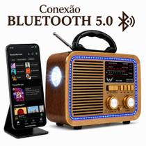Rádio Cor Preto Portátil Retrô Am Fm A Pilha Com Cabo Energia Bluetooth Entrada Pen driver Rádio Cor Preto Portátil Retrô Am Fm A Pilha Com Cabo Energia Bluetooth Entrada Pen driver