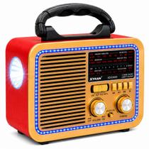 Rádio Cor Vermelho Portátil Retrô Am Fm A Pilha Com Cabo Energia Bluetooth Entrada Pen driver Rádio Cor Vermelho Portátil Retrô Am Fm A Pilha Com Cabo Energia Bluetooth Entrada Pen driver