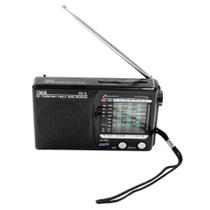 Rádio de Bolso AM/FM 9 Faixas Preto - Quanhe