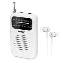 Rádio de bolso PRUNUS J-777 AM/FM portátil com melhor recepção