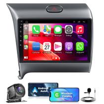 Rádio de carro Android 12 4G+64G com Carplay/Android Auto KIA Forte