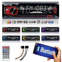 Rádio de Carro Aparelho MP3 Automotivo Som De Qualidade entrada USB carrega celular - Lelong