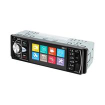 Rádio De Carro Bluetooth 1 Din 4022D Hippcron Com Câmera De Ré E Controle De Volante