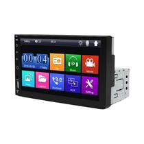 Rádio De Carro Com Tela Touch HD De 7 Polegadas 1 Din MP5 Player Com Bluetooth FM ISO Entrada Aux Rádio De Carro Com Tela Touch HD De 7 Polegadas 1 Din MP5 Player Com Bluetooth FM ISO Entrada Aux