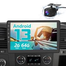 Rádio de carro estéreo Android 13 2GB+64GB com CarPlay sem fio Rádio de carro estéreo Android 13 2GB+64GB com CarPlay sem fio
