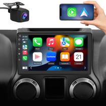 Rádio de carro estéreo Android 13 2GB+64GB com CarPlay sem fio