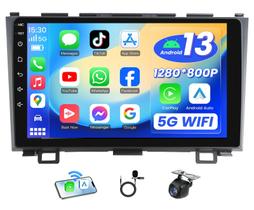 Rádio de carro Jerqry 9" IPS 1280x800 5G WiFi CarPlay Android
