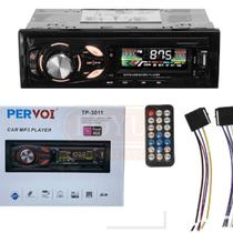 Rádio de carro MP3 player Pervoi TP-3011 Com Display LCD