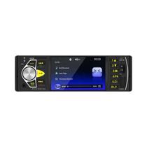 Rádio De Carro MP5 De 4.1 Polegadas HD IPS Com BT, FM, USB, AUX, Luzes Coloridas E Multimídia
