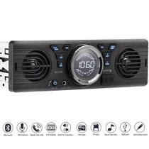 Rádio de carro PolarLander Universal 1 Din 12V no painel com Bluetooth