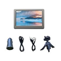 Rádio De Carro Portátil Universal 4.3" Com CarPlay Sem Fio E Android Auto, Player De Espelhamento