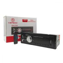 Radio de Carro Som Automotivo Mp3 Player Bluetooth com Controle Kapbom KA-Z101