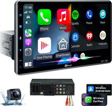 Rádio de carro Stereo PLZ 10.1 Wireless Single Din com Carplay Rádio de carro Stereo PLZ 10.1 Wireless Single Din com Carplay