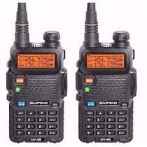 Radio de Comunicação Baofeng Dual Band Uv 5r Vhf Uhf 2 Unidades - Loja nova