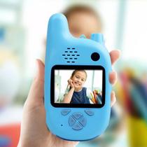 Radio De Comunicação Infantil Jogos Divertidos Câmera Walkie