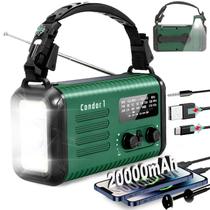 Rádio de emergência LOOFHIEN Condor 20000mAh/74000mWh com carregador