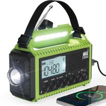 Rádio de emergência Mesqool 5000 NOAA Weather Radio com AM/FM/SW