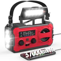 Rádio de emergência Nitigo 10000mAh com rádio meteorológico NOAA
