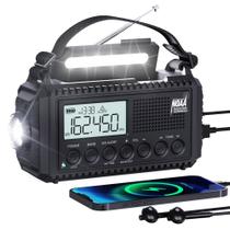 Rádio de emergência ROCAM 5000 Hand Crank NOAA Weather Radio